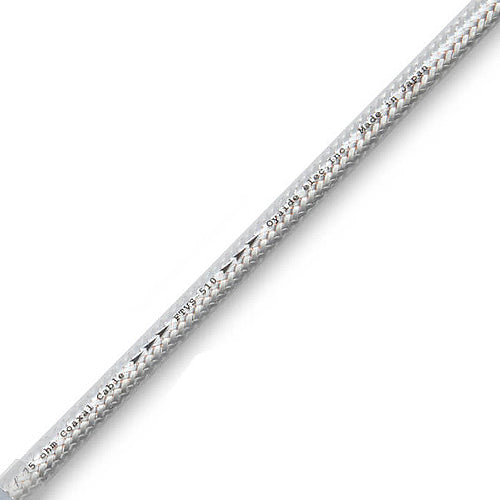 Oyaide FTVS-510 75Ω Pure Silver Coaxial Cable by the Metre
